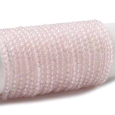 Природного розового кварца нитей бисера&nbsp;G-A307-A01-01-1