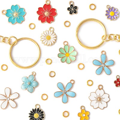 Набор для самостоятельного изготовления цветочного брелока DIY-FS0009-84-1