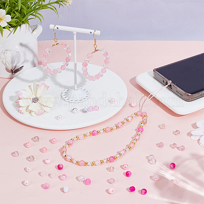 675 шт. 15 стиля гальванических стеклянных бусин EGLA-PH0001-67-1