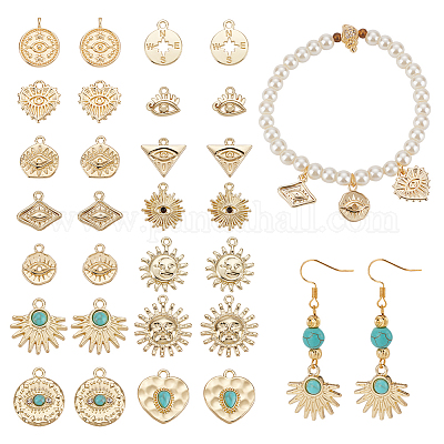 Подвески из цинкового сплава PALLOY-AR0001-32-1