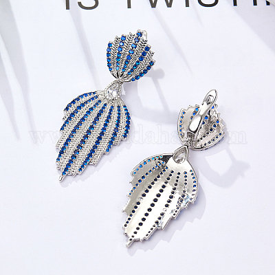 Серьги-кольца из стерлингового серебра в форме капли s925 ZY1921-1