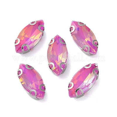 Конский глаз пришить стразами RGLA-L028-08F-06-1