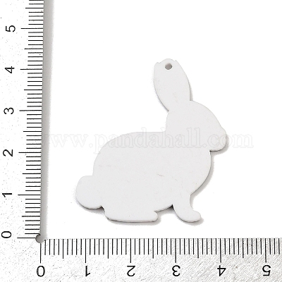 Подвески из акрила с пасхальным принтом OACR-E044-02G-1