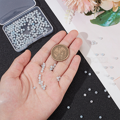 2 нити натуральных аквамариновых бусин нити G-OC0005-41-1