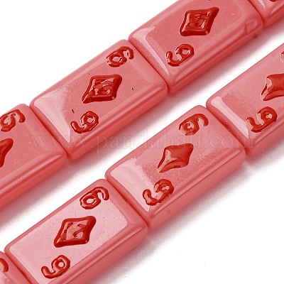 Бусины из стеклянной эмали LAMP-Q045-07H-1