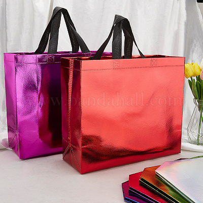 12 шт. 6-х цветные многоразовые подарочные пакеты ABAG-SP0001-36A-1