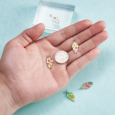 Подвески из эмали и сплава&nbsp;PALLOY-TAC0009-25P-1