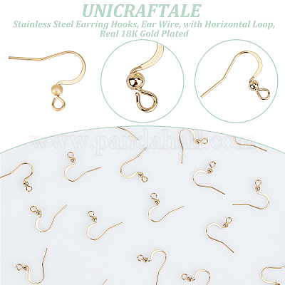 100 шт. крючки для сережек из хирургической нержавеющей стали 316 STAS-UN0058-62-1