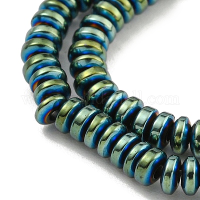 Гальванические нити из синтетических немагнитных гематитовых бусин G-I360-C03-06-1