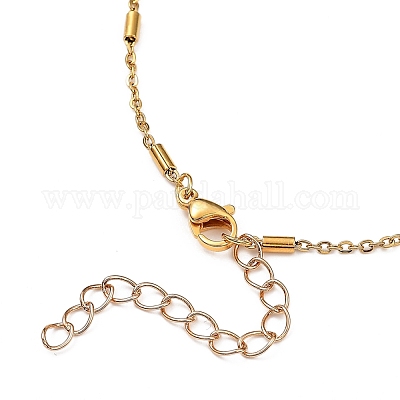 Ожерелья из цепочек из нержавеющей стали 304 NJEW-JN02932-01-1