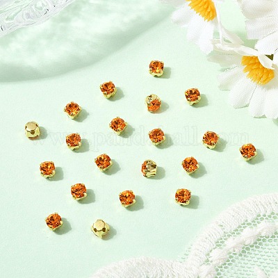 Preciosa® maxima crystal в пришивной чашке X-PRC-SS16-90310-G-1