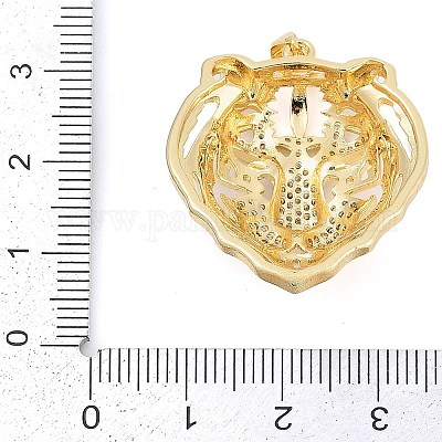 Латунные микро проложить кубического циркония подвески KK-M307-10G-1