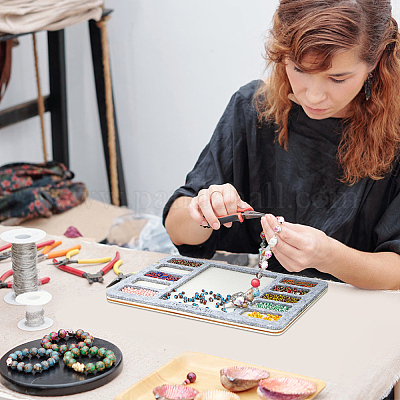 Доска для дизайна деревянных бусин из дерева DIY-WH0419-97D-1