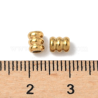 202 бусины из нержавеющей стали STAS-F205-08G-1