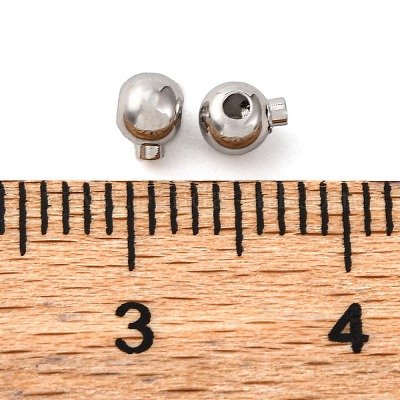 Зажимные бусины из латуни KK-K378-41P-1