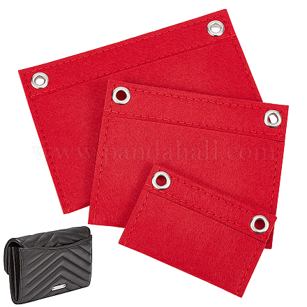 3 шт. 3-х стильный вставной органайзер для кошелька из фетра&nbsp;FIND-WR0006-68B-1