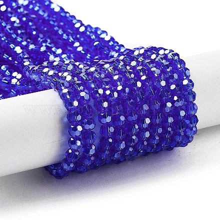 Гальванизируйте прозрачное стекло бисер нитей EGLA-A035-T4mm-A21-1