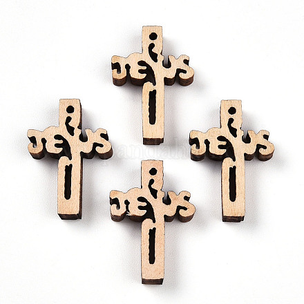 Подвески из натурального дерева WOOD-N016-65A-1