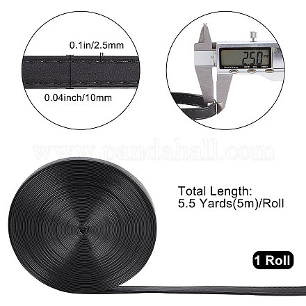 Плоский шнур из искусственной кожи LC-WH0006-05E-02-1
