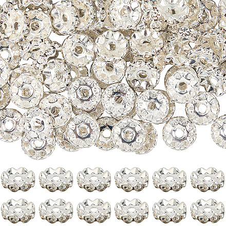 120 шт. Латунные бусины со стразами RB-PA0001-03S-01-1