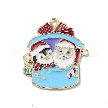 Подвески из сплава в рождественском стиле&nbsp;PALLOY-O108-01LG-03-1