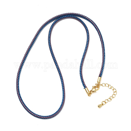 Изготовление ожерелья из плетеного нейлонового шнура толщиной 2.5 мм FIND-G095-01G-02-1