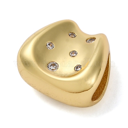 Самородки латунные микропаве прозрачные кубические циркониевые бусины KK-P308-50G-1