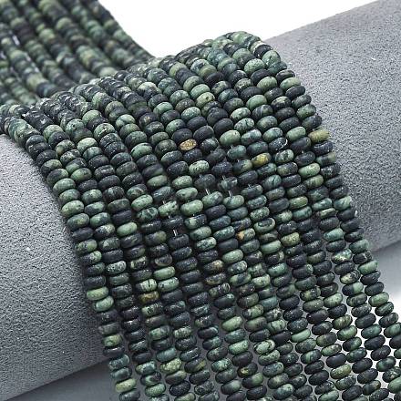 Натуральные пряди камбабы из яшмы G-P575-A47-4x2mm-1