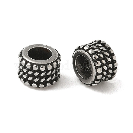 Европейские бусины из нержавеющей стали 304 STAS-Z147-19AS-1