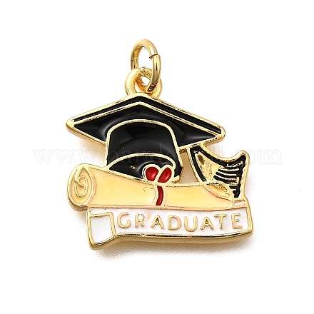 Латунь эмаль подвески KK-Z125-22G-1