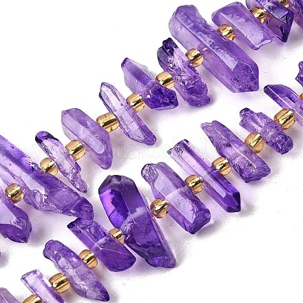 Природных кристаллов кварца бисер нитей G-F800-E11-1