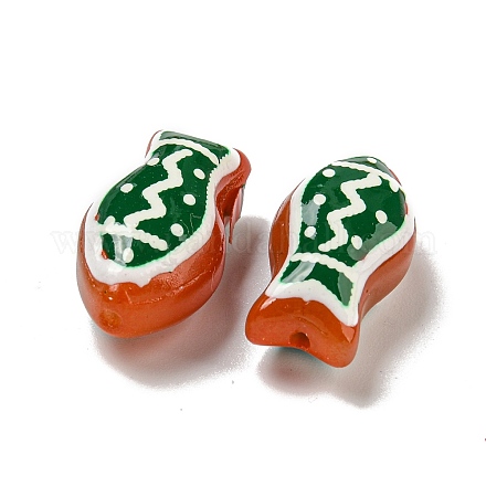 Прозрачные стеклянные бусины ручной работы GLAA-N0028-02F-1