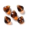 K9 Glass, Imitation Austrian Crystal Beads, Faceted, Teardrop, Saddle Brown, 12x10x10mm, Hole: 1.6mm