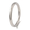 Non-Tarnish 304 Stainless Steel Plain Bangles, Stainless Steel Color, Inner Diameter: 2-1/2 inch(6.2cm)
