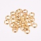 Eco-Friendly Brass Open Jump Rings, Round, Cadmium Free & Lead Free, Golden, 5x0.8mm, 20 Gauge, Inner Diameter: 3.4mm, Hole: 3mm, about 8928pcs/500g