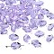 K9 Glass, Imitation Austrian Crystal Beads, Grade AAA, Faceted, Bicone, Lilac, 8x10.5mm, Hole: 0.9~1mm