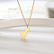 Cute 304 Stainless Steel Pixel Dinosaur Pendant for Women's Daily Wear