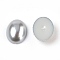 ABS Plastic Imitation Pearl Cabochons, Oval, Gray, 8x6x2mm, about 5000pcs/bag