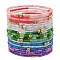 20Pcs 20 Colors Glass Seed Beaded Stretch Bracelet Sets, Stackable Bracelets, Mixed Color, Inner Diameter: 2 inch(5.2cm), 1pc/color