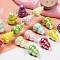 Porcelain Beads, Bright Glazed Porcelain, Gourd, Mixed Color, 14x11mm, Hole: 1.6mm