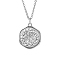 Non-Tarnish Star 304 Stainless Steel Pendant Necklace with Cable Chains, Stainless Steel Color, 17.72 inch(45cm)