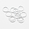925 Sterling Silver Open Jump Rings, Round Rings, Silver, 10x1mm, Inner Diameter: 8mm