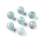 Natural Amazonite Beads, Round, 12mm, Hole: 1mm