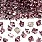 Preciosa® MAXIMA Crystal Fancy Stones, Czech Crystal, 435 23 615 Square, Dura Foiling, 20020 Light Amethyst, 6x6mm