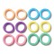 Nylon Elastic Hair Ties, Hair Accessories for Women Girl Ponytail Holder, Mixed Color, 6mm, Inner Diameter: 19mm