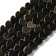 Естественный золотистый отлив обсидиан бисер пряди G-M403-A46-02-2