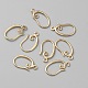 Латунные крючки для сережек&nbsp;KK-WH0064-07G-1