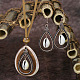 Ожерелье и серьги-подвески из сплава FS-WGEEC72-01-1