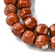 Натуральные красные яшмы бусы пряди G-H023-A04-01-4