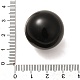 Натуральные черные обсидиановые бусины-сферы G-I359-03-3